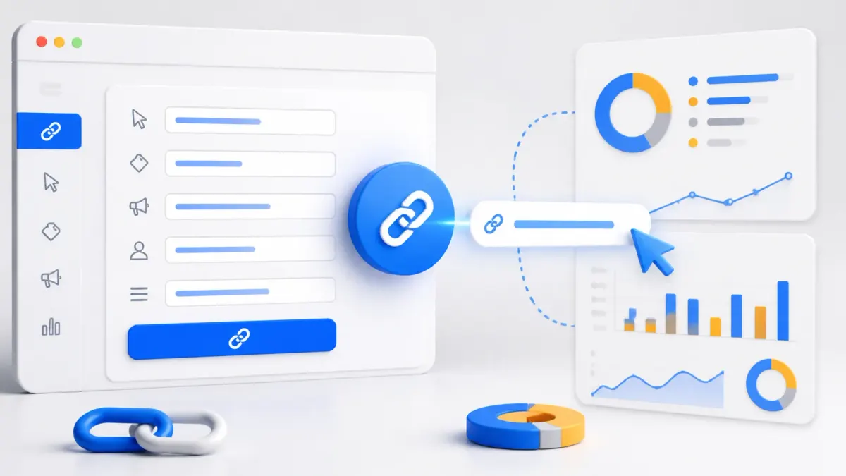 UTM-конструктор: поля source, medium и campaign и собранная ссылка с метками